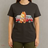 Beach Vibes Surfer Retro Van T-Shirt thumb 4