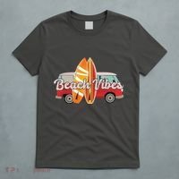 Beach Vibes Surfer Retro Van T-Shirt thumb 5
