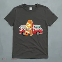 Beach Vibes Surfer Retro Van T-Shirt thumb 5