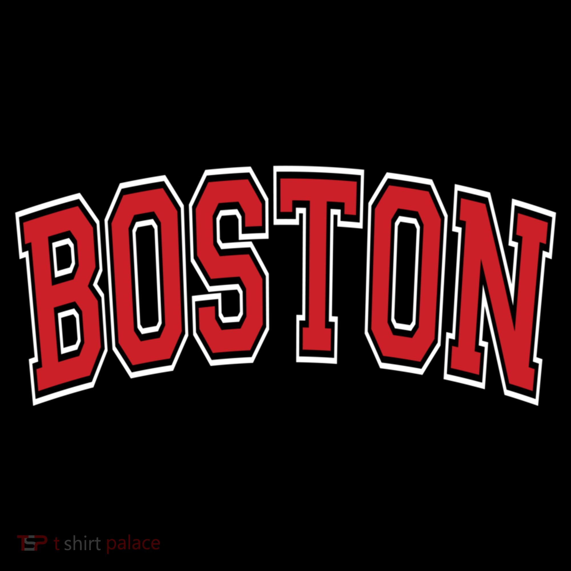 Boston Varsity Style Red Text Cute Gift Backpack