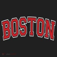 Boston Varsity Style Red Text Cute Gift Beanie thumb 2