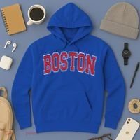 Boston Varsity Style Red Text Cute Gift Hoodie thumb 3