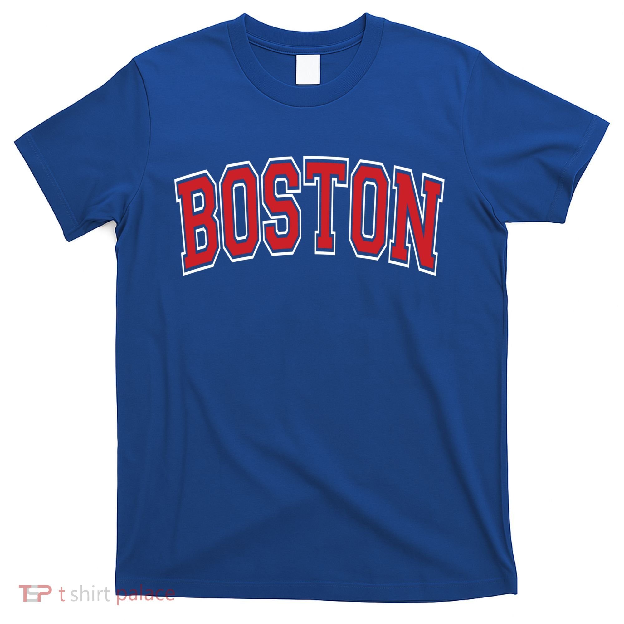 Boston Varsity Style Red Text Cute Gift T-Shirt