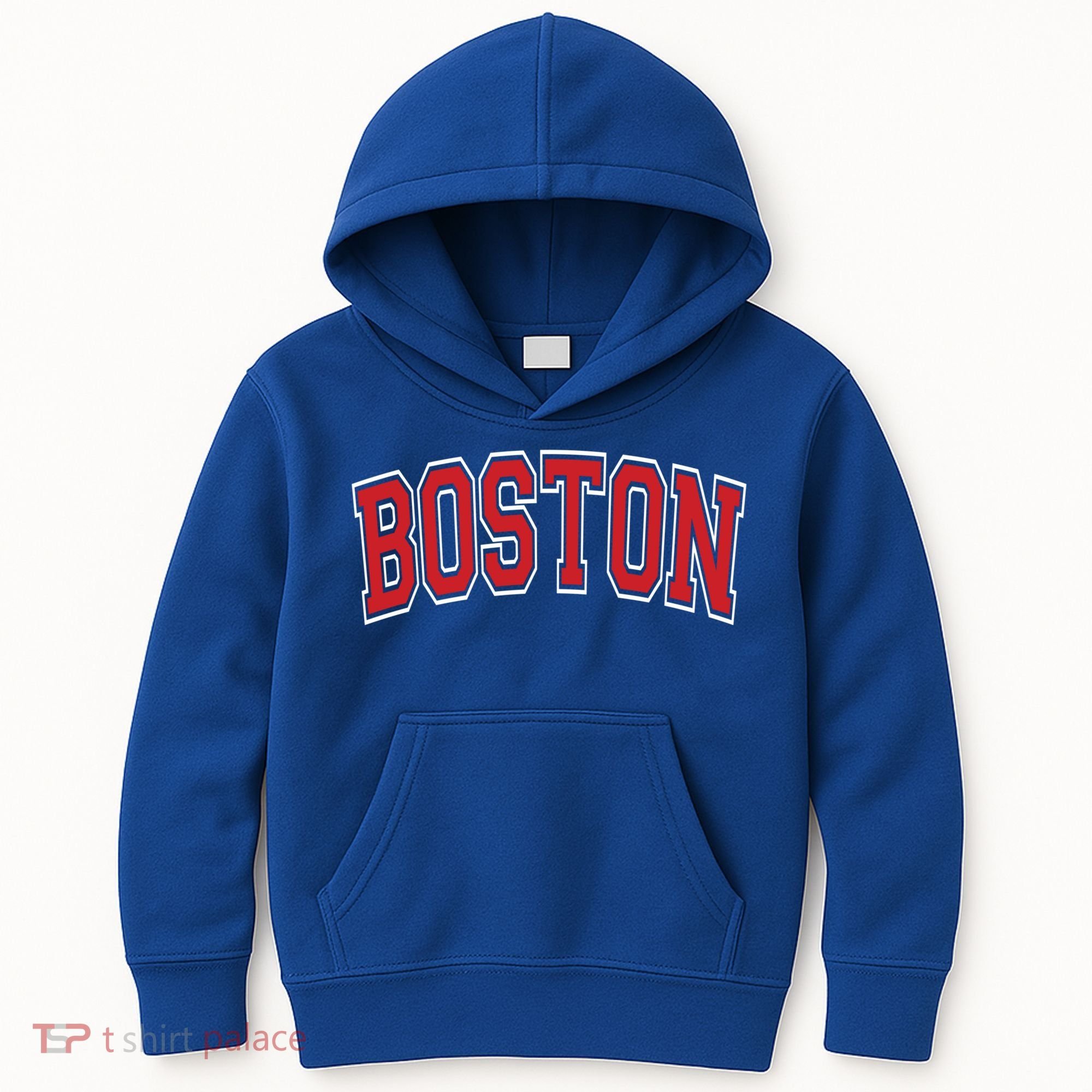 Boston Varsity Style Red Text Cute Gift Kids Hoodie