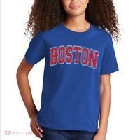 Boston Varsity Style Red Text Cute Gift Kids T-Shirt thumb 2