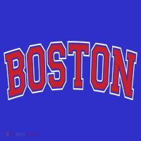 Boston Varsity Style Red Text Cute Gift Kids T-Shirt thumb 4