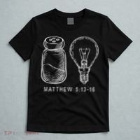 Bible Verse Salt And Lamp You Are The Light Of The World T-Shirt thumb 5