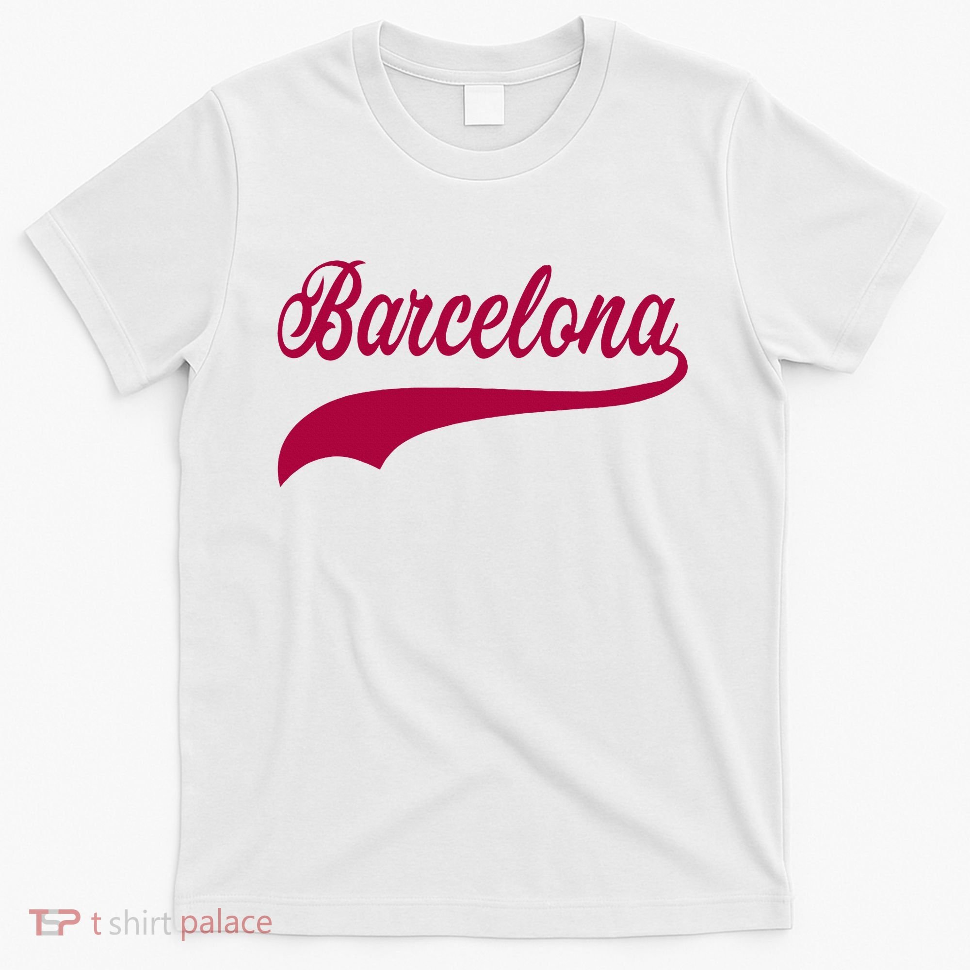 Barcelona Vintage Sports Style T-Shirt