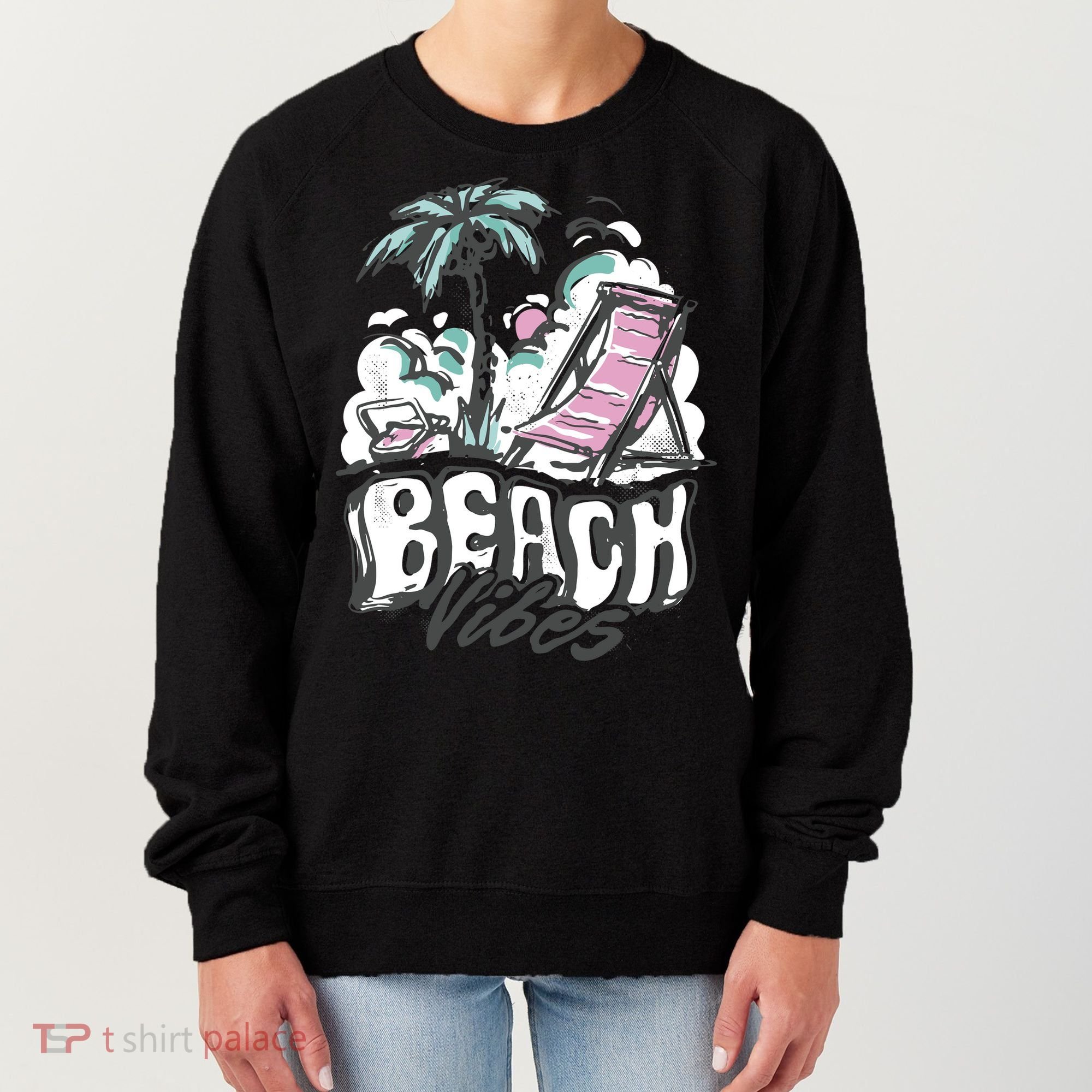 Beach Vibes Summer Women's Sweatshirt