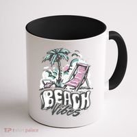 Beach Vibes Summer Coffee Mug thumb 1