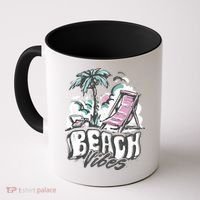 Beach Vibes Summer Coffee Mug thumb 0