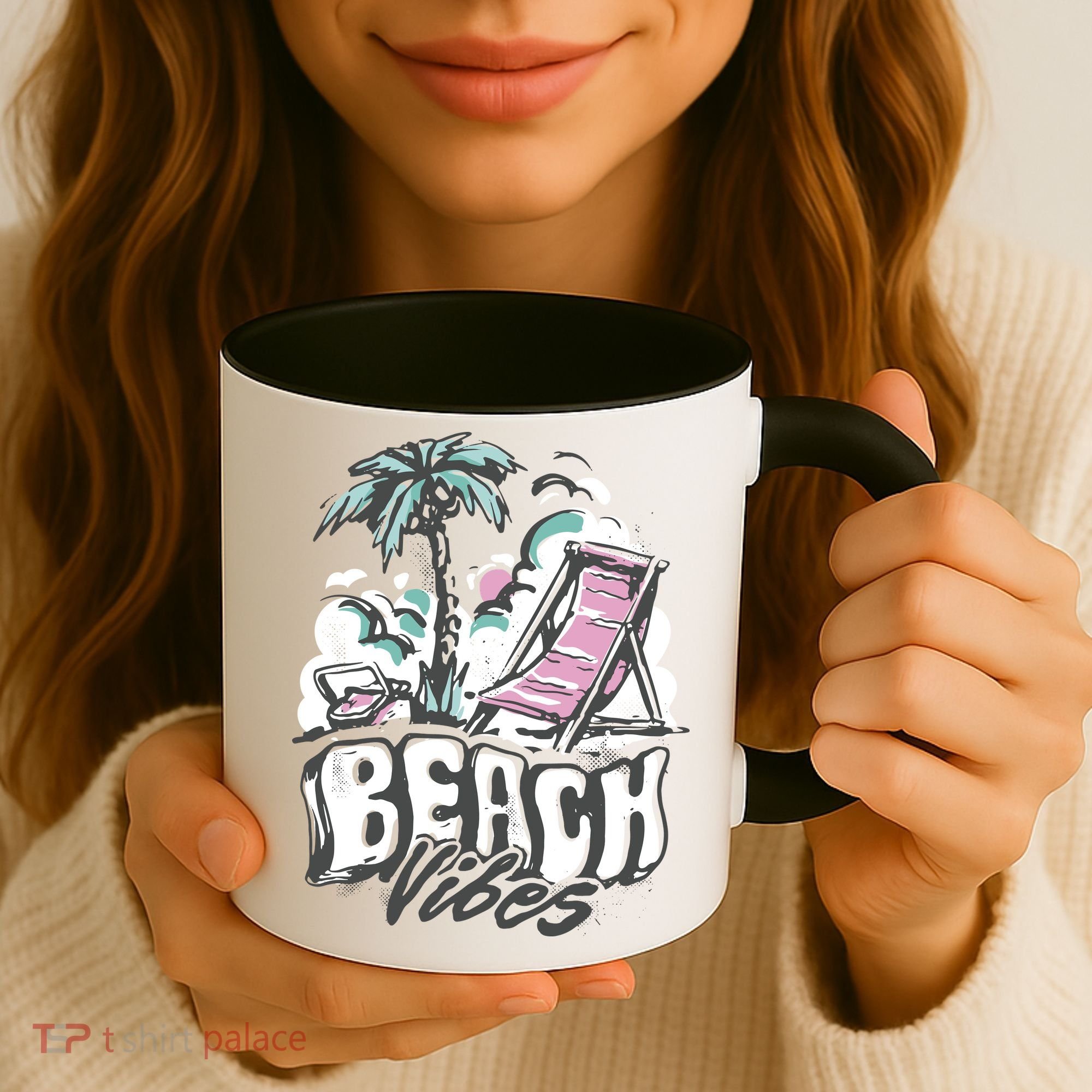 Beach Vibes Summer Coffee Mug