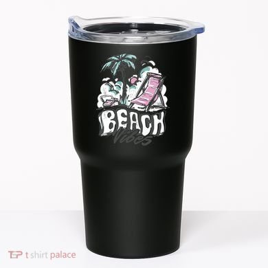 Beach Vibes Summer Tumbler