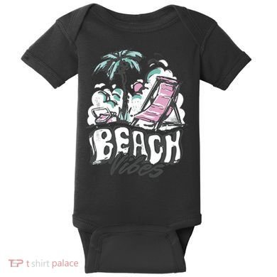 Beach Vibes Summer Baby Bodysuit