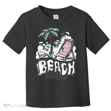 Beach Vibes Summer Toddler T-Shirt