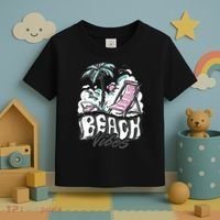 Beach Vibes Summer Toddler T-Shirt thumb 3