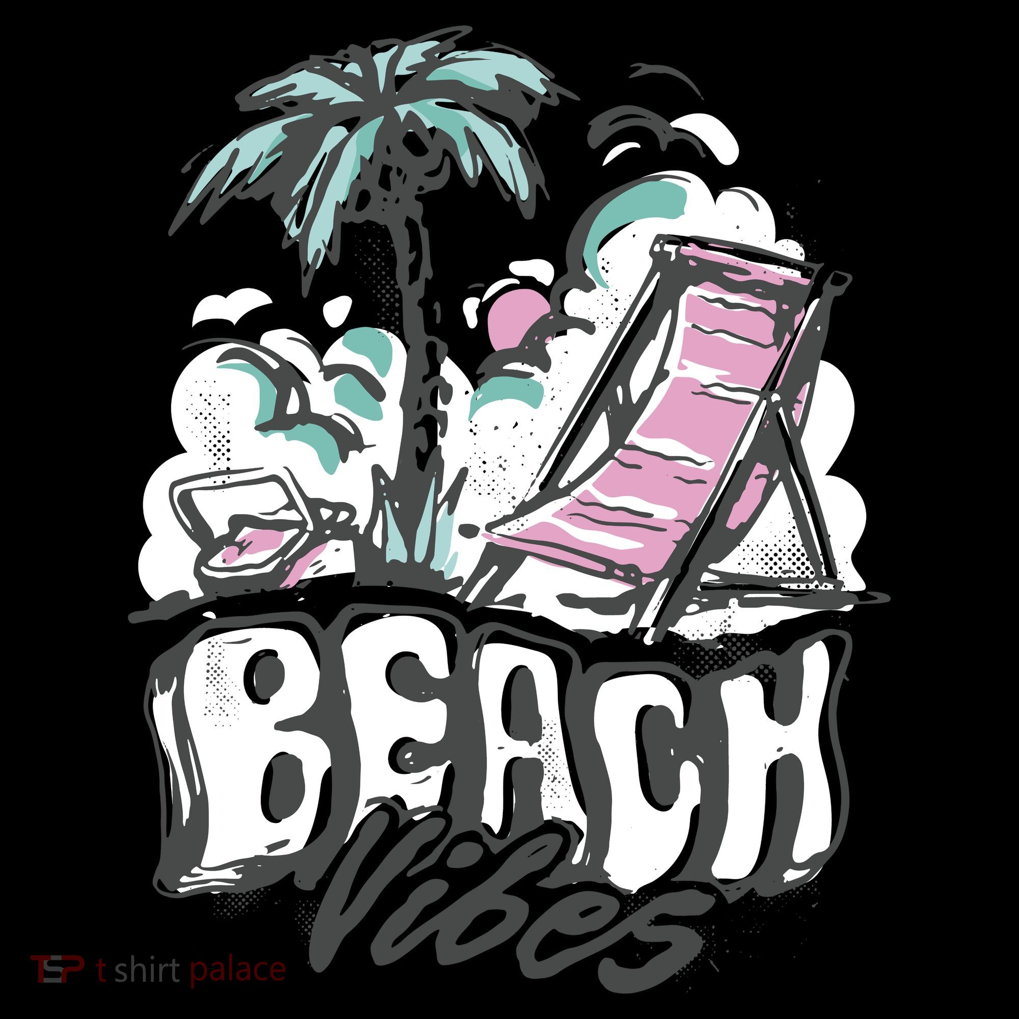 Beach Vibes Summer Toddler T-Shirt