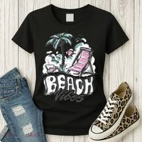 Beach Vibes Summer Women's T-Shirt thumb 3