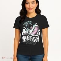 Beach Vibes Summer Women's T-Shirt thumb 4