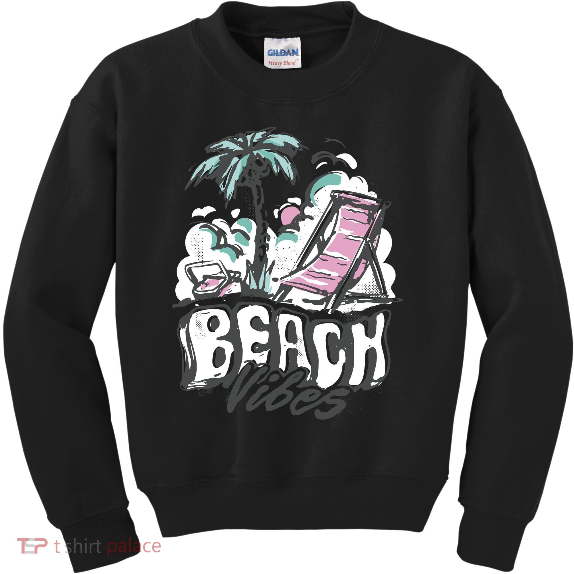 Beach Vibes Summer Kids Sweatshirt