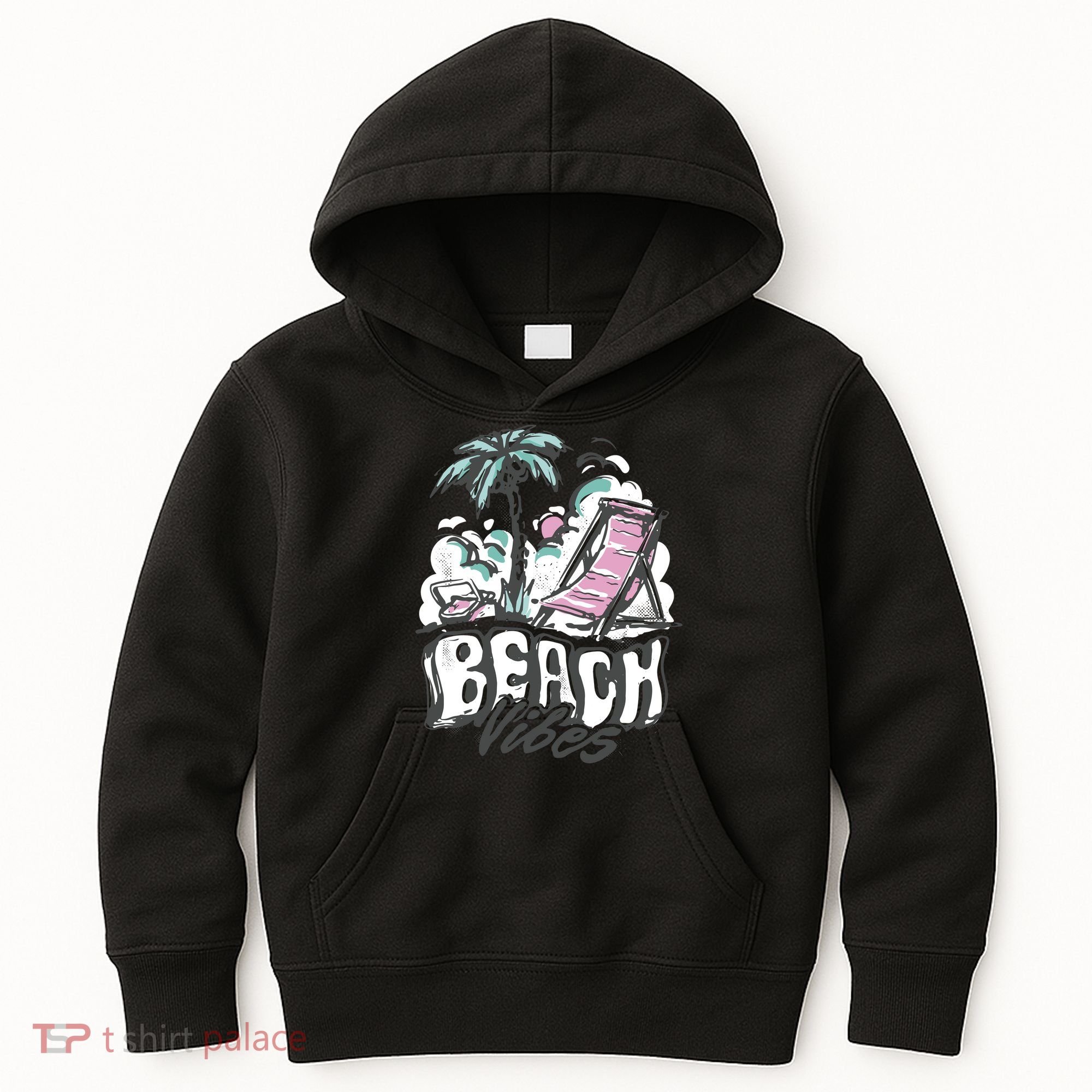 Beach Vibes Summer Kids Hoodie