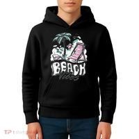 Beach Vibes Summer Kids Hoodie thumb 4