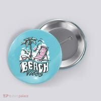 Beach Vibes Summer Button thumb 0