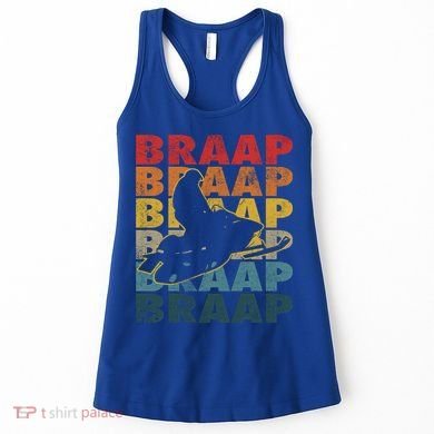 Braaap Vintage Snowmobile Snow Sled Rider Snowmobiling Gift Women's Tank Top
