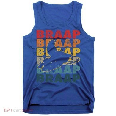 Braaap Vintage Snowmobile Snow Sled Rider Snowmobiling Gift Tank Top