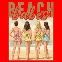 Beach Vibes Summer Holiday Funny Vacation Santa Hat thumb 1