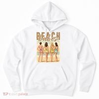 Beach Vibes Summer Holiday Funny Vacation Hoodie thumb 0