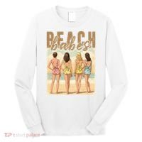 Beach Vibes Summer Holiday Funny Vacation Long Sleeve Shirt thumb 0