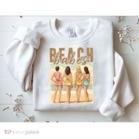 Beach Vibes Summer Holiday Funny Vacation Sweatshirt thumb 2