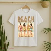 Beach Vibes Summer Holiday Funny Vacation T-Shirt thumb 2