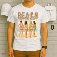 Beach Vibes Summer Holiday Funny Vacation T-Shirt thumb 6