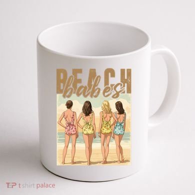 Beach Vibes Summer Holiday Funny Vacation Coffee Mug back