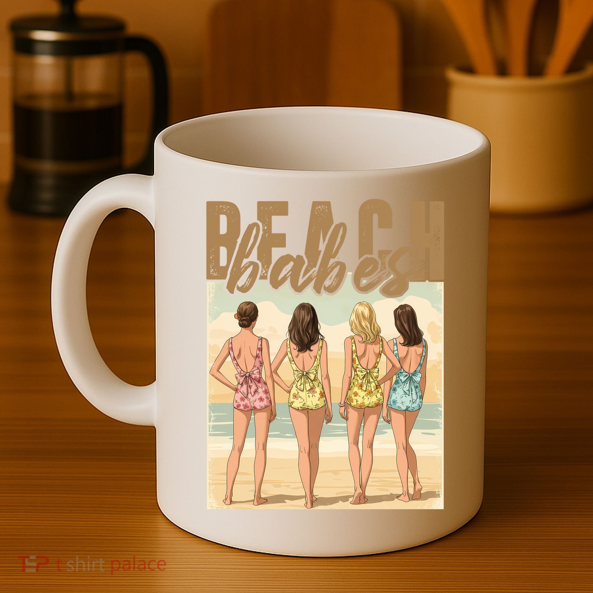 Beach Vibes Summer Holiday Funny Vacation Coffee Mug