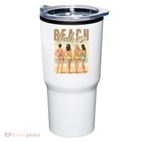 Beach Vibes Summer Holiday Funny Vacation Tumbler thumb 0
