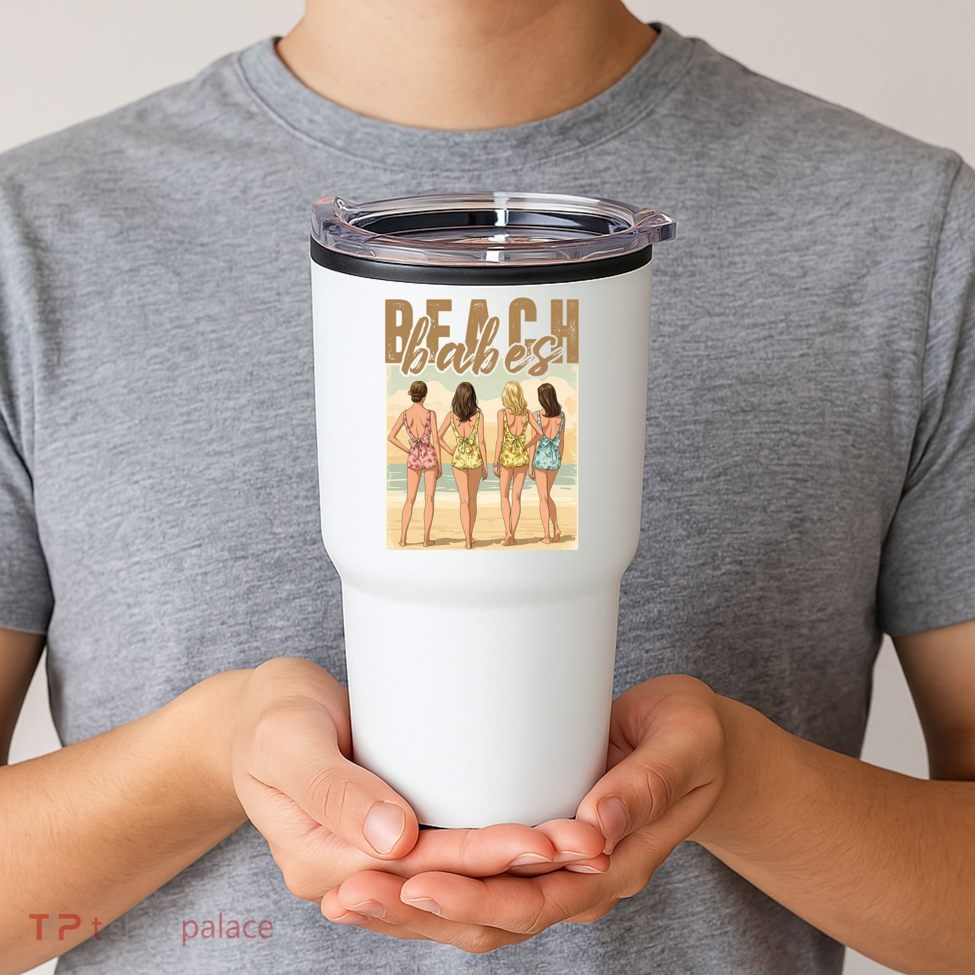 Beach Vibes Summer Holiday Funny Vacation Tumbler
