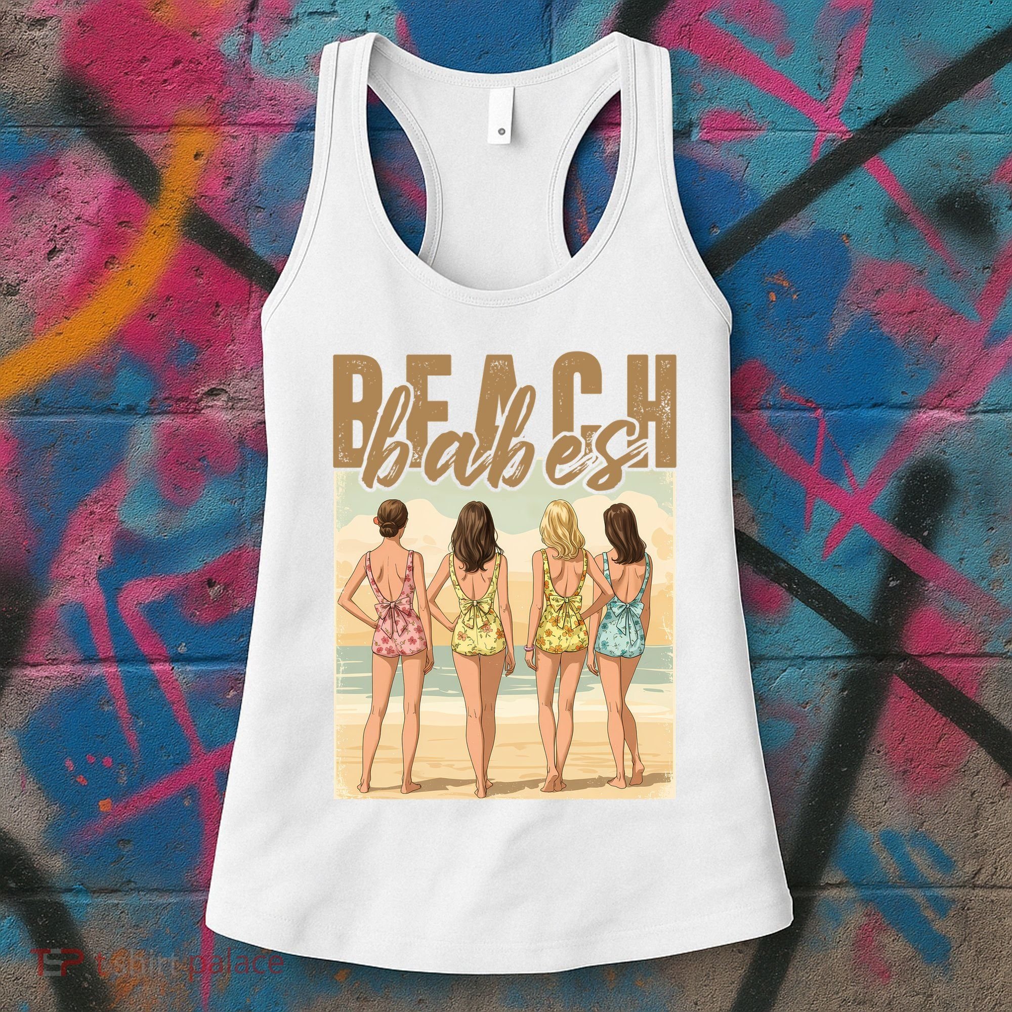 Beach Vibes Summer Holiday Funny Vacation Women's Tank Top