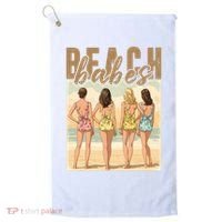 Beach Vibes Summer Holiday Funny Vacation Golf Towel thumb 0
