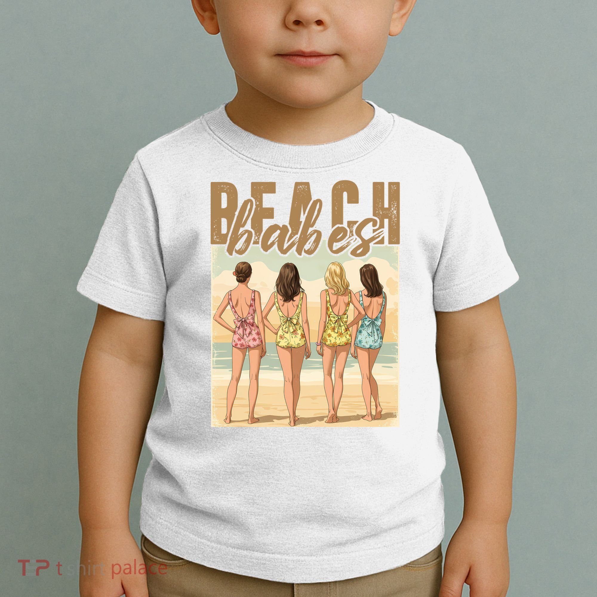 Beach Vibes Summer Holiday Funny Vacation Toddler T-Shirt