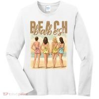 Beach Vibes Summer Holiday Funny Vacation Women's Long Sleeve Shirt thumb 0