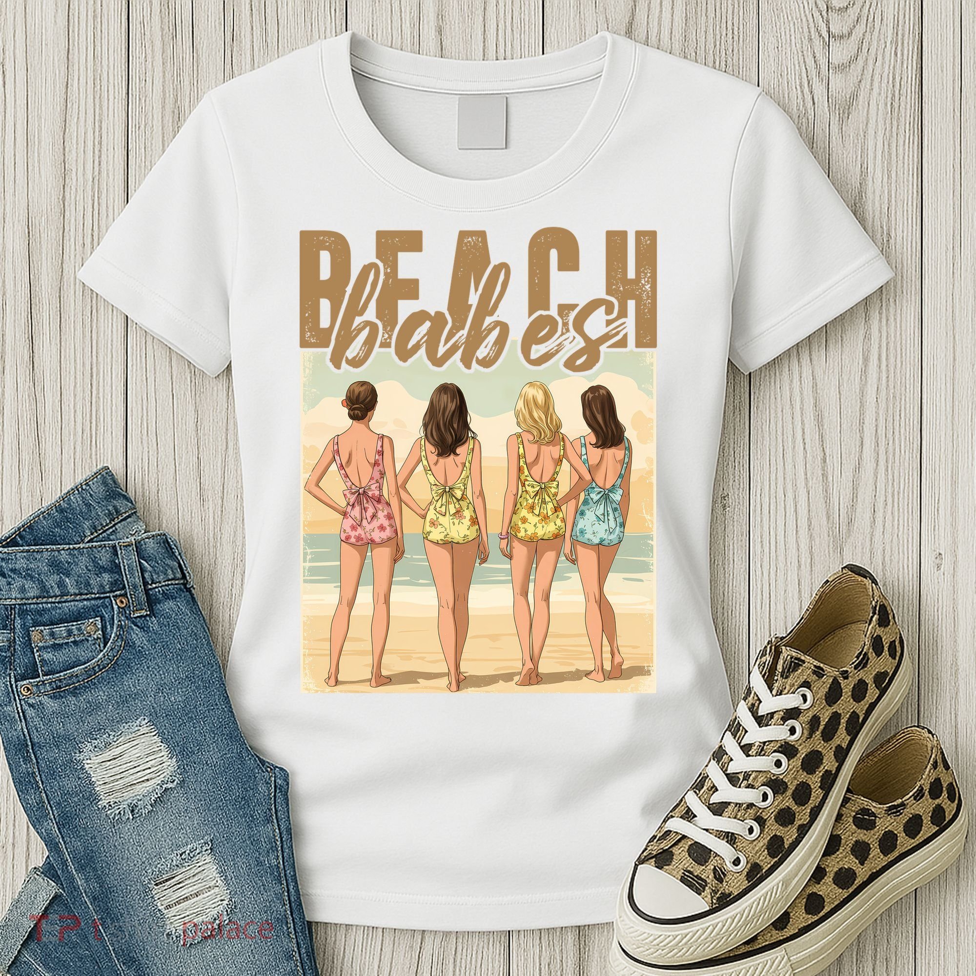 Beach Vibes Summer Holiday Funny Vacation Women's T-Shirt