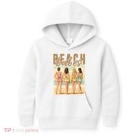 Beach Vibes Summer Holiday Funny Vacation Kids Hoodie thumb 0