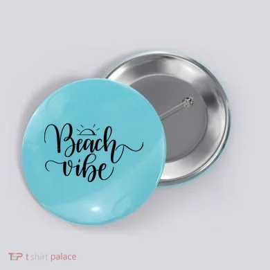 Beach Vibe Summer Fun Button