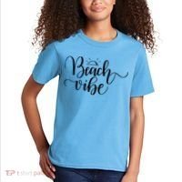Beach Vibe Summer Fun Kids T-Shirt thumb 2