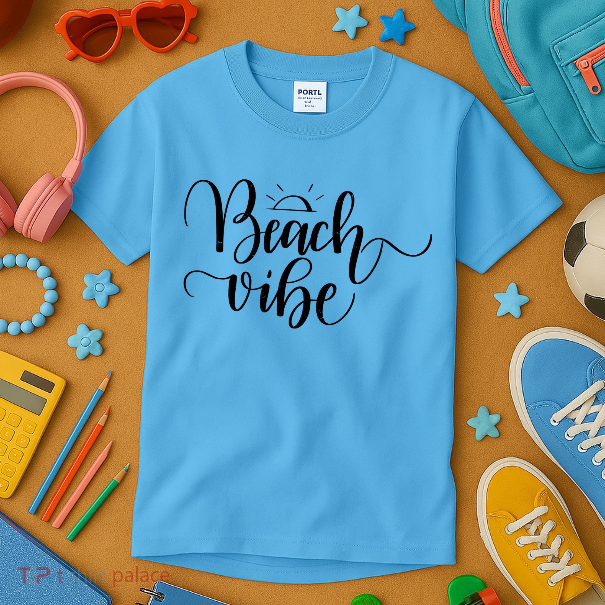 Beach Vibe Summer Fun Kids T-Shirt