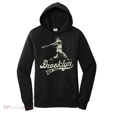 Baseball Vintage Style Brooklyn Women's Hoodie