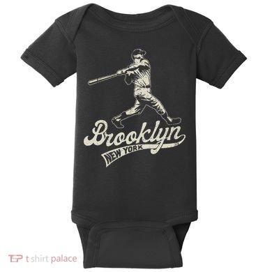 Baseball Vintage Style Brooklyn Baby Bodysuit